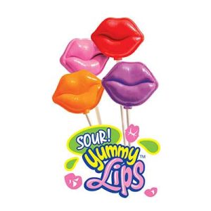 Sour Yummy Lips Lollipops