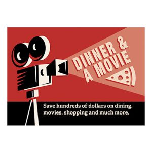 Dinner and Movie Card