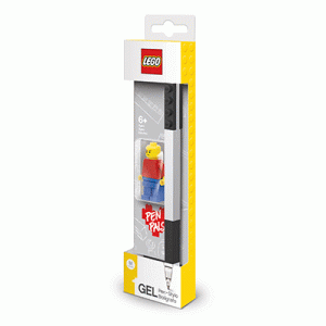 Lego® Black Gel Pen with Minifigure