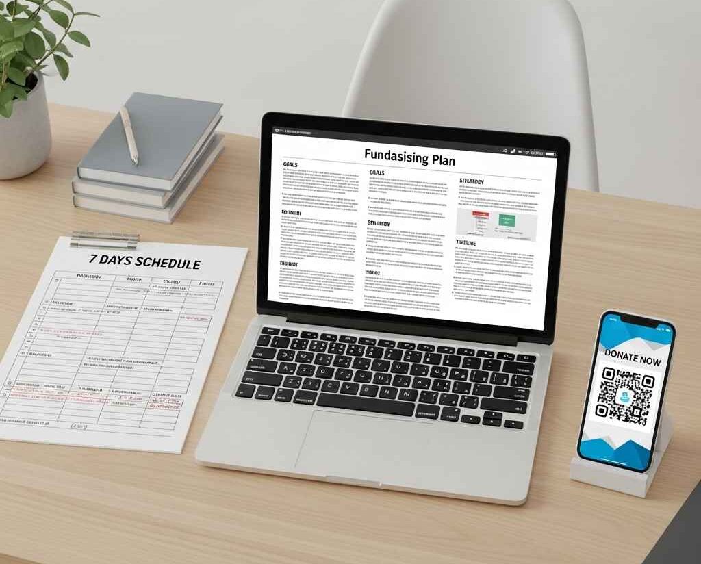 Practical youth fundraising plan with a clear schedule and ready-to-run tools.
