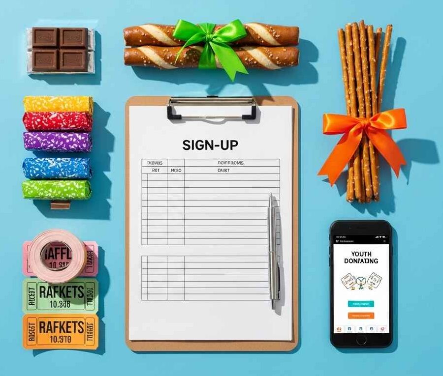 Shortlist of reliable youth fundraising ideas including product sales and events.