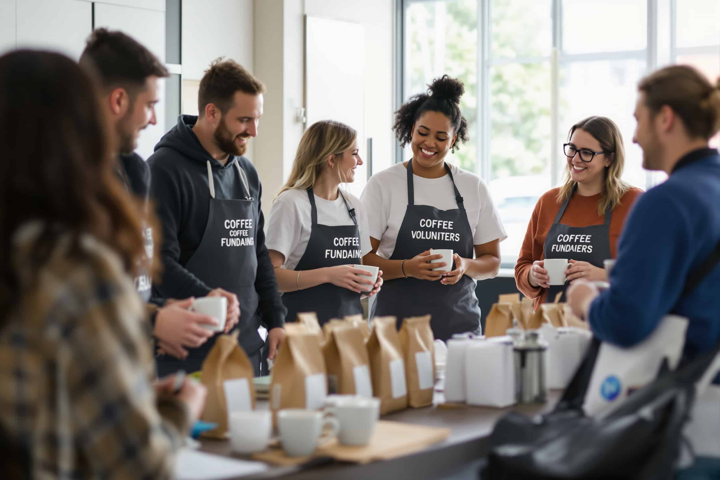 Coffee fundraisers for sports teams